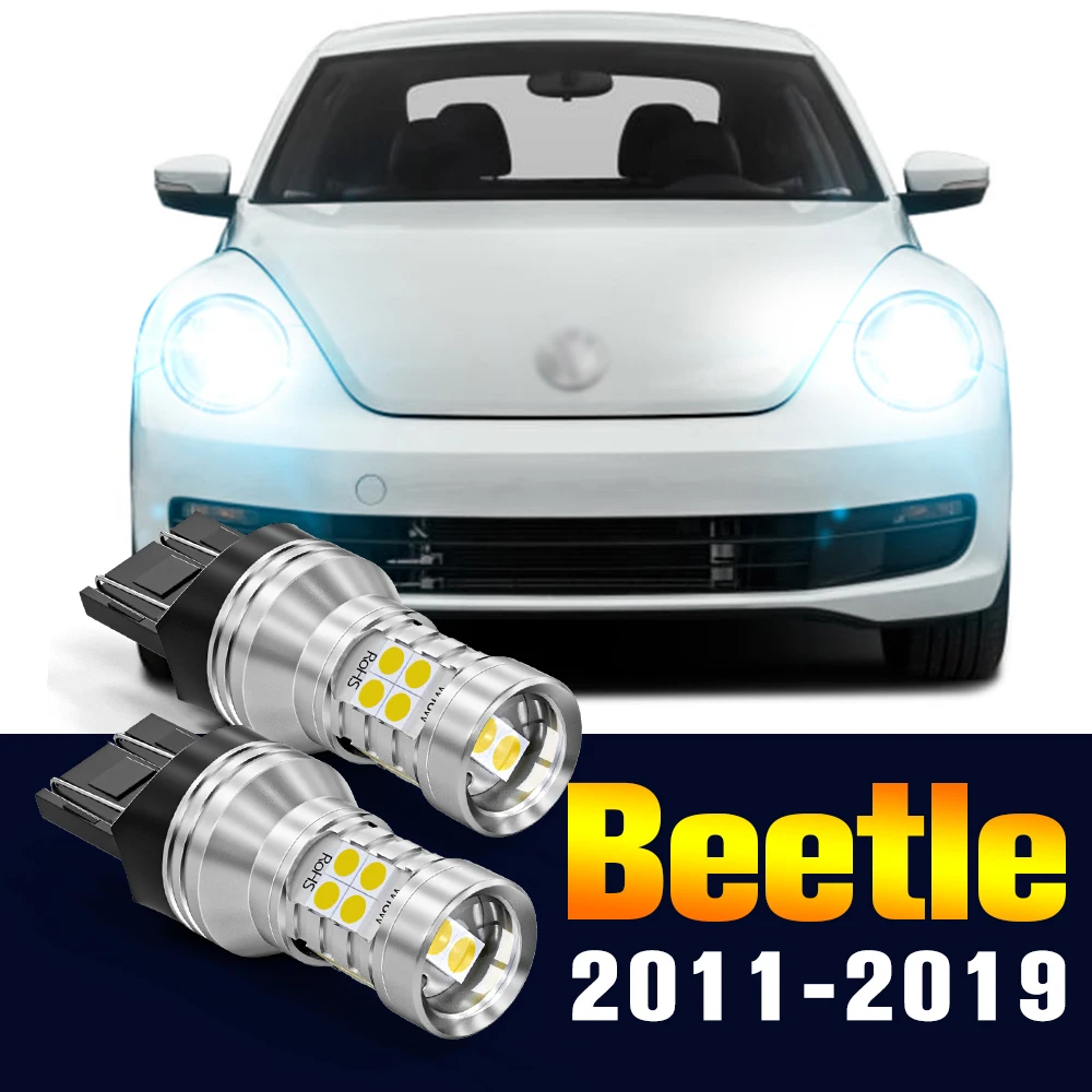 

2pcs LED DRL Daytime Running Light Bulb Lamp For VW Volkswagen Beetle 2011-2019 2012 2013 2014 2015 2016 2017 2018 Accessories