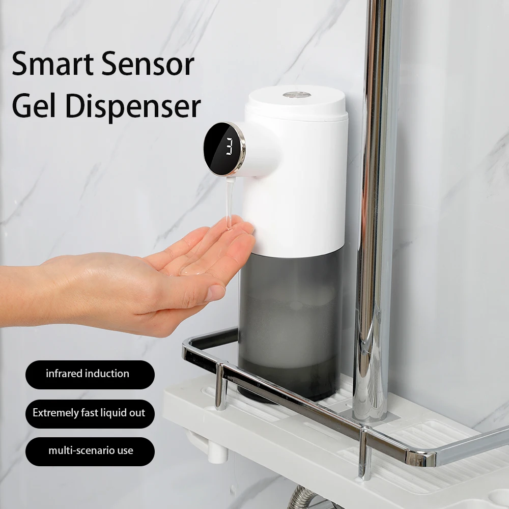 

Automatic Soap Dispenser 300ML USB Chargeable Smart Foam Machine Touchless LED Display Sensor Foam Soap Dispenser Hand Sanitizer