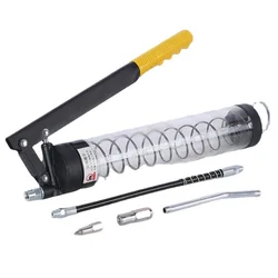 10000PSI High Pressure Grease Gun Transparent Grease Tube Manual Grease Pump Grease-Making Artifact Grease For Vehicles Tractor