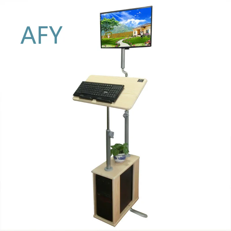 IoT Standing Desk for Internet Computer Desk Lifting Table Station Table Floor Movement Ergonomic Adjustable Height Desk
