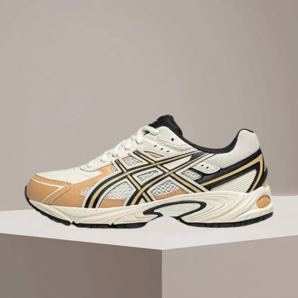 Asics Gel-170TR Retro Versatile Classic Style Low-Top Casual Running Shoes for Women in Off-White/Black Colorway 1023A054-117