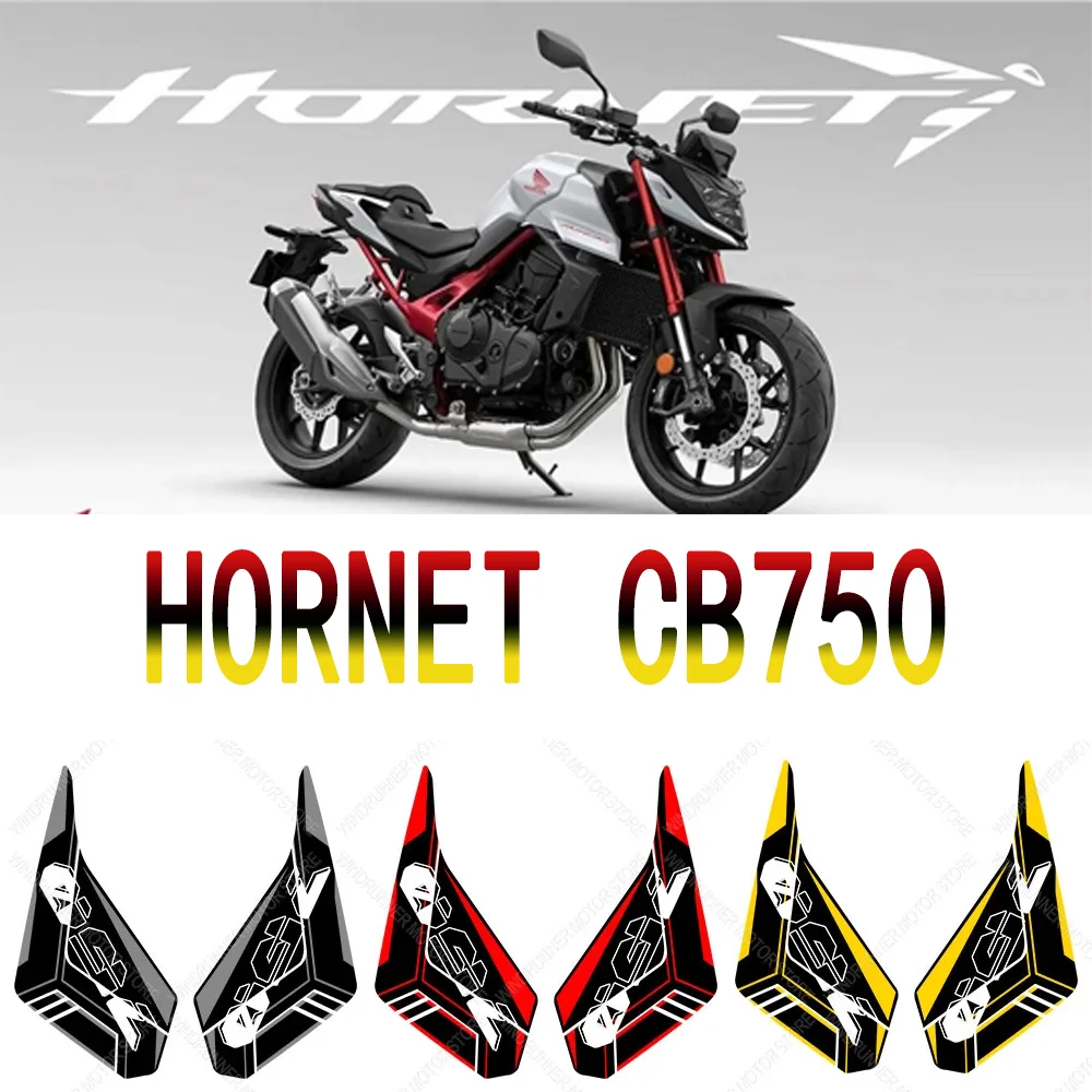 

Motorcycle Accessories Waterproof Protective Sticker Side Tank Sticker 3D Resin Protective Sticker For Honda Hornet CB750 2023