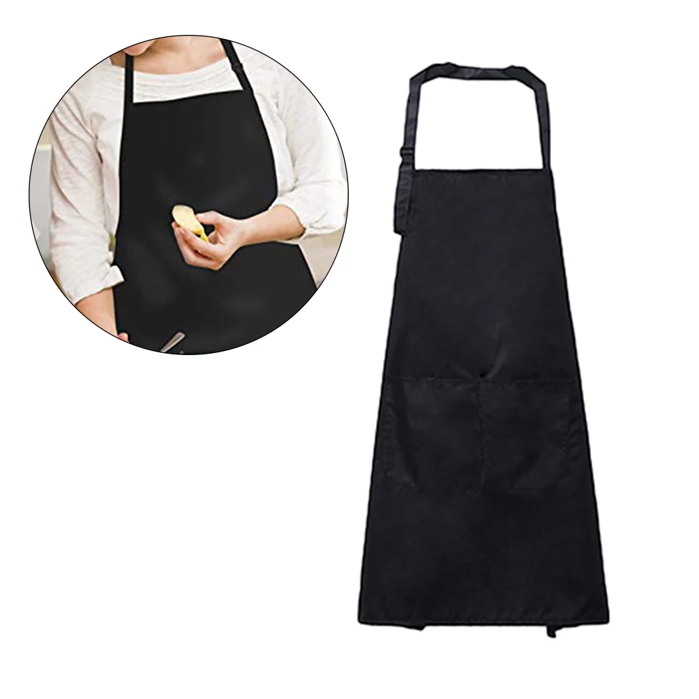 

4 Pcs Waterproof Apron Hanging Neck Cleaning Cooking Household Kitchen Bib Work