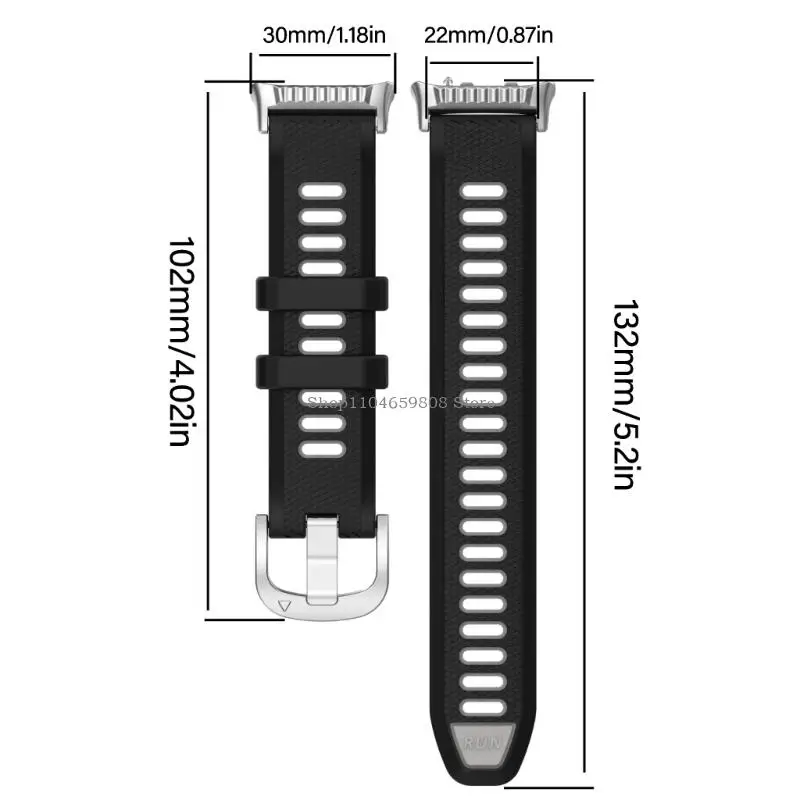 أحزمة سيليكونية أنيقة من النغمة مريحة سيليكون Watchban لمشاهدة بديل مثالي للعصابات المفقودة أو التالفة