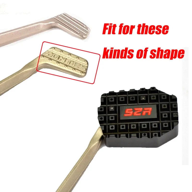 دراجة نارية الفرامل الخلفية رافعة دواسة موسع القدم الوتد تمديد تمديد ل Zontes G1-125 ZT125 125-U 125-U1 125-Z2 155-U1 310 T #2