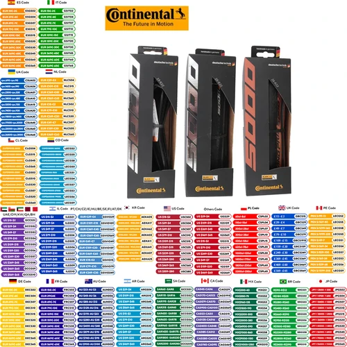 Continental Grand Prix 5000 GP5000 neumático de bicicleta de carretera 700x23C/25C/28C/30C/32C negro/amarillo/marrón neumático de bicicleta de carretera plegable