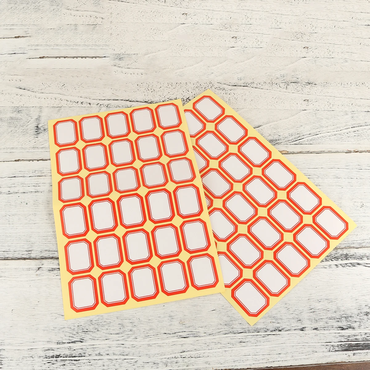 

10 Sheets Name Stickers Adhesive Labels Coated Paper Classification Tags School Handwriting Eco Friendly Office Home