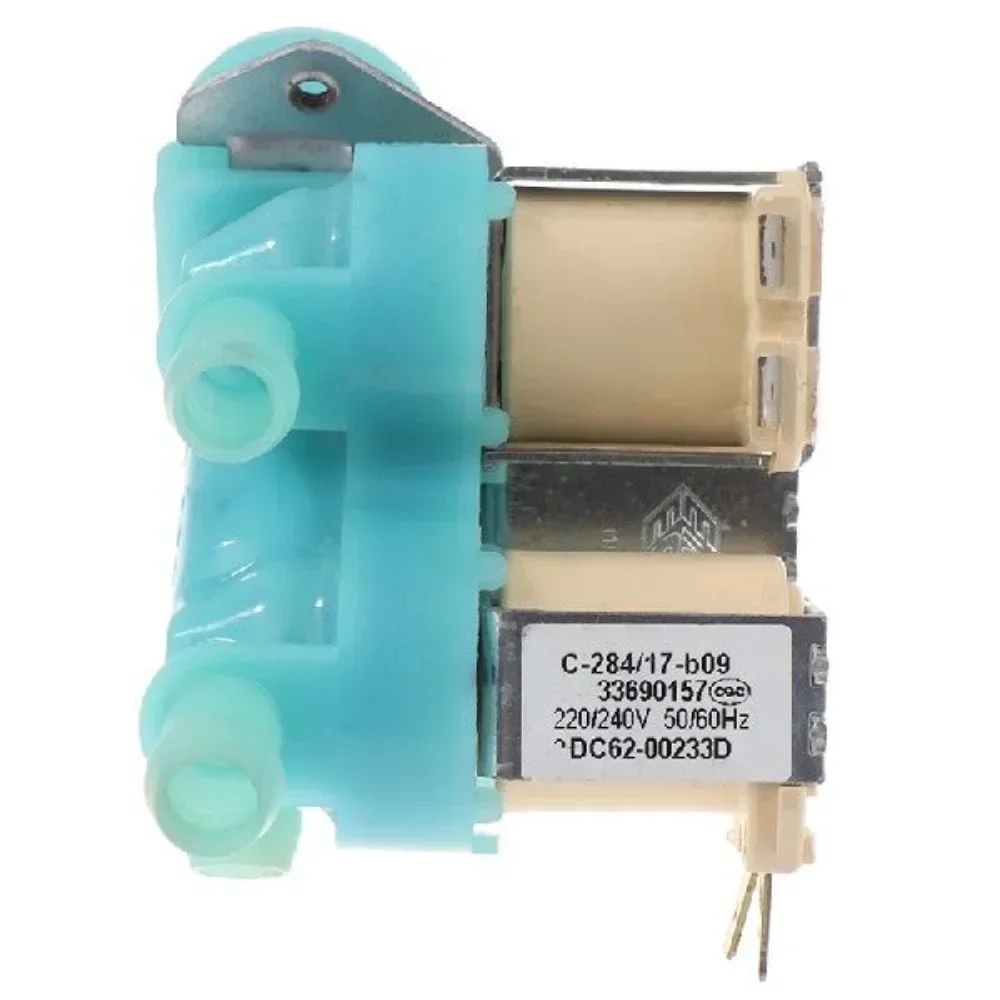 New Electric Water Inlet Solenoid Valve DC62-00233D For Samsung Washing Machine 220V 50/60HZ Washer Parts