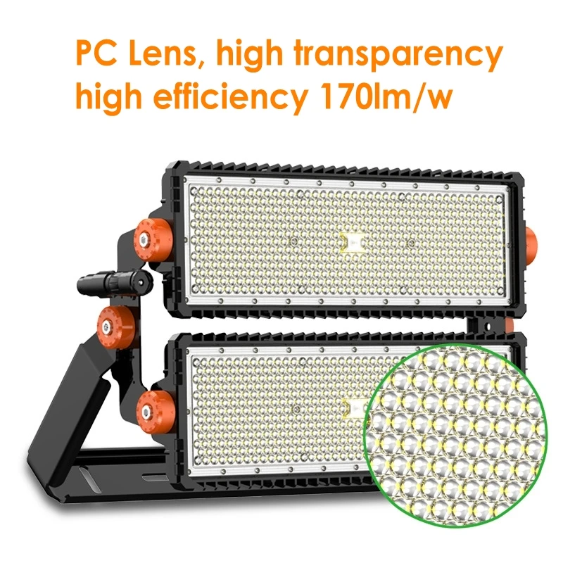Outdoor LED  Mast Light Modular IP66 Waterproof Stadium Cricket Field 500W 1000W LED Flood Light
