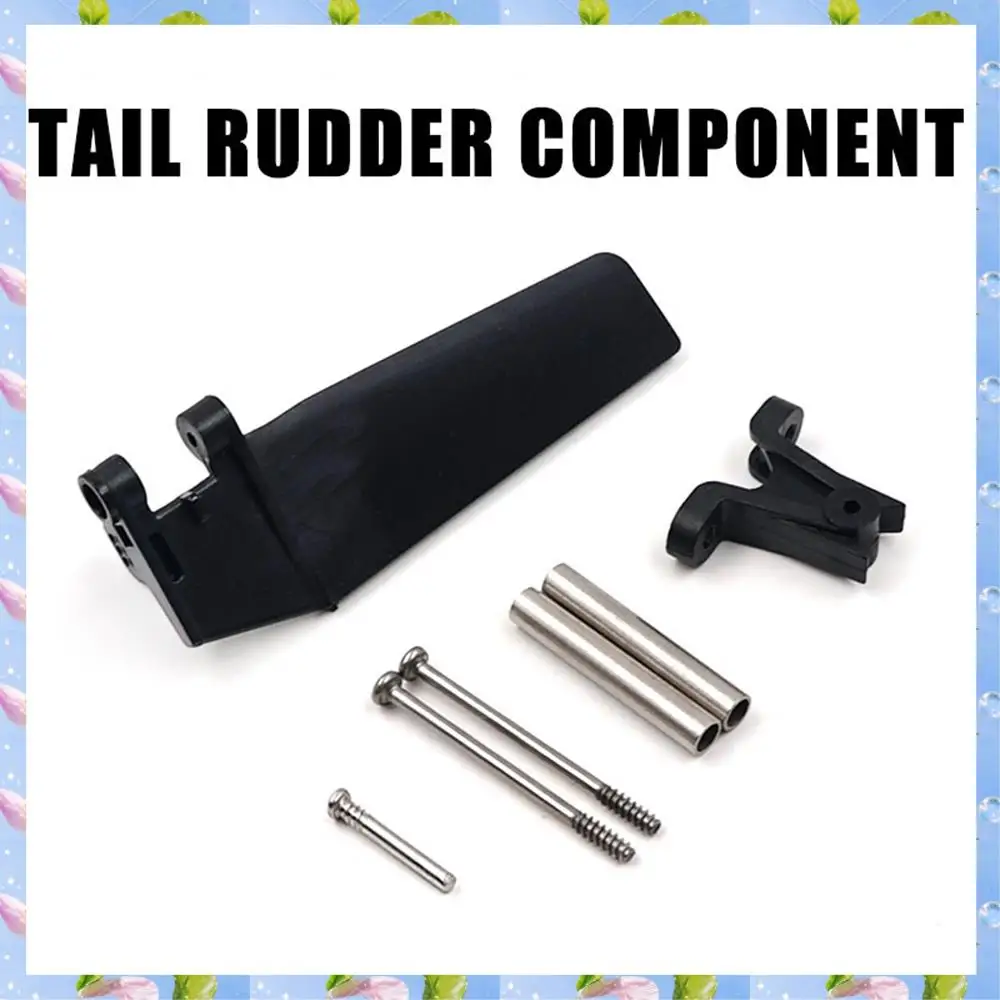 Smartwave-FT012-4 Tail Rudder Component Assembly For Feilun FT012 2.4G Brushless RC Boat Spare Parts Accessories，FT012-4 Tail Ru
