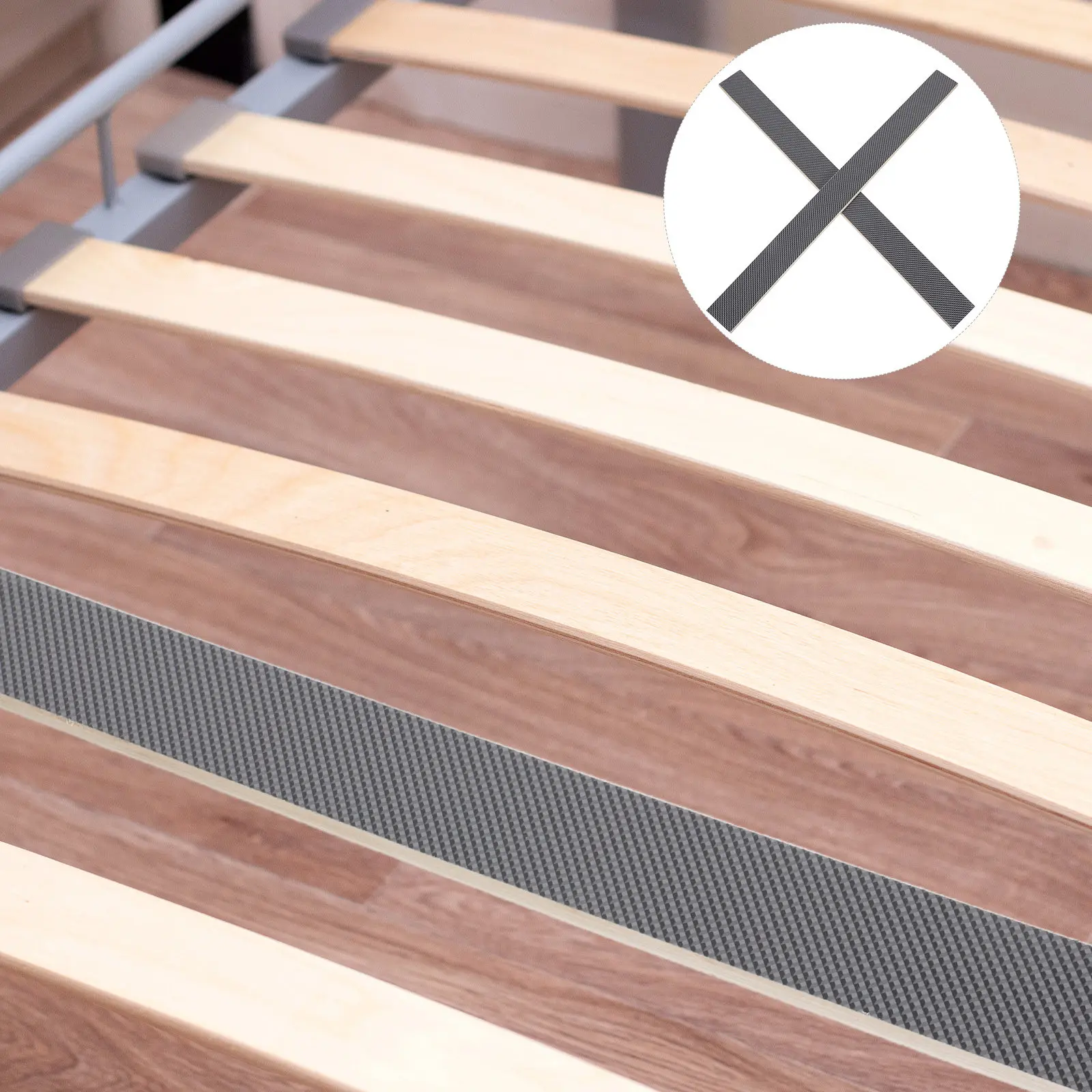 2Pcs Premium Solid Wood Bed Slats Replacement Strong Sturdy Under Mattress Support Slats for All Standard Bed Frames Noise Free
