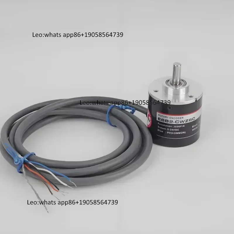 Encoder Rotativo Incremental Série GOS40A, Diâmetro Externo de 40mm, Eixo Sólido de 6mm, DC10.8-26.4V, Resolução Média 800-2048PPR