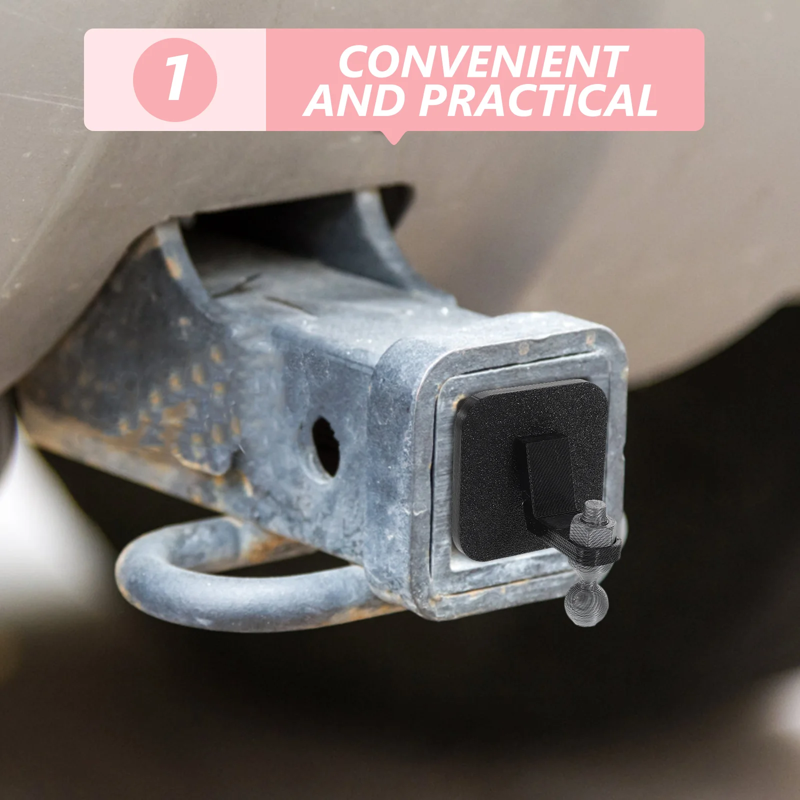 2 قطعة وصلة مقطورة صغيرة غطاء الكرة شاحنة Towbar غطاء رأس واقي مضحك تصميم فريد سهل التركيب استبدال وصلة سحب