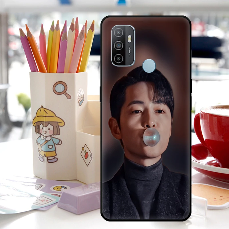 Korean TV Vincenzo song joongki Case For OPPO A78 A77 A57 A17 A16 A76 A96 A15 A54 A74 A94 A52 A72 A5 A9 A53s A54s A57s Cover