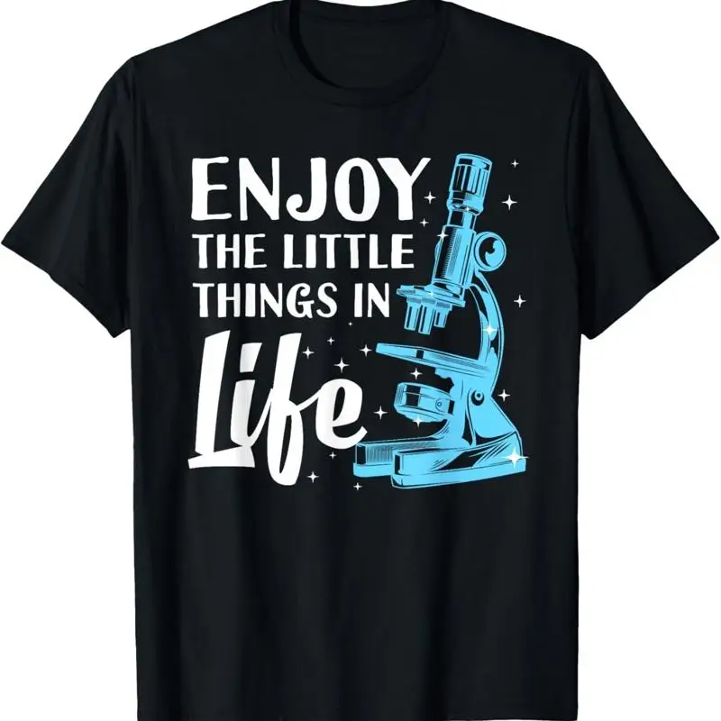 Funny Microscope Art For Biology Nerd Science Lab T Shirt
