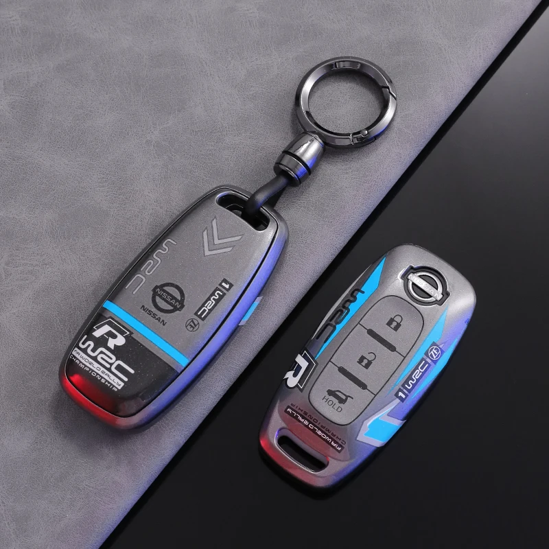 

3 Buttons Car Remote Key Case Cover Shell for Nissan Teana Qashqai X-Trail Kicks Tiida for Infiniti Car Keyring