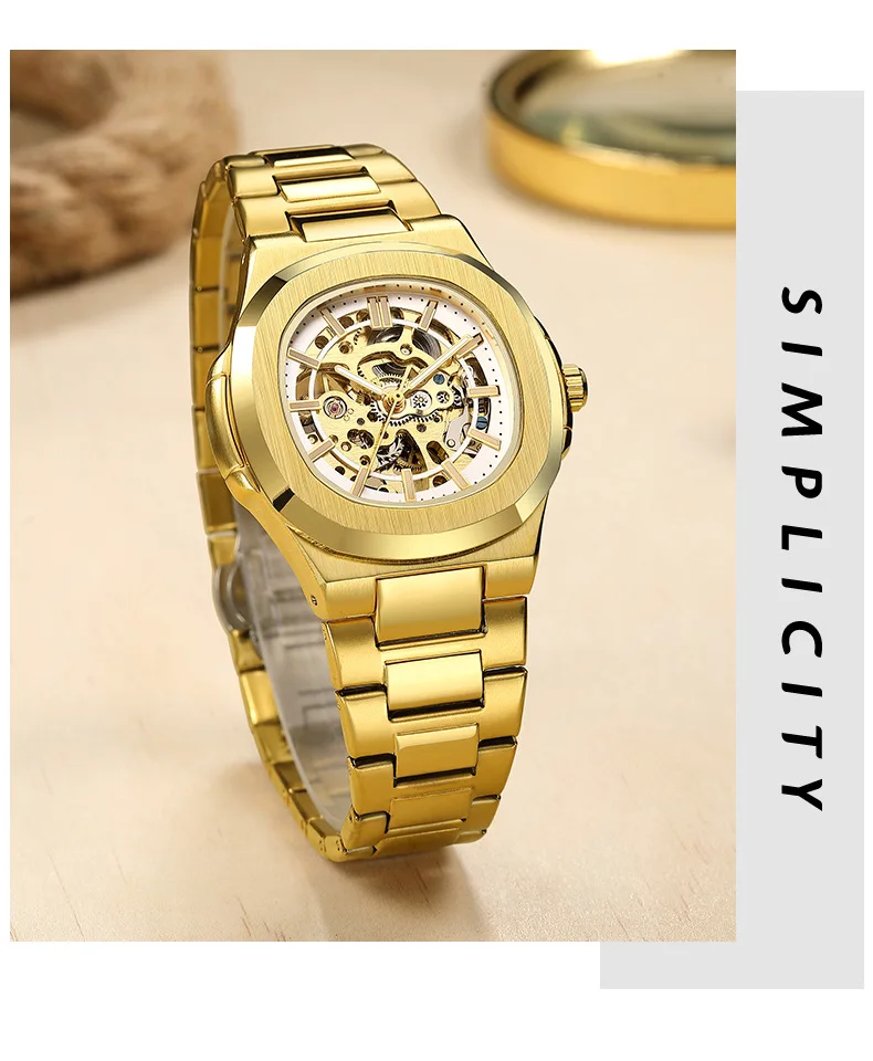 新型全自動メンズ機械式腕時計 パガーニデザイン セントマーチン