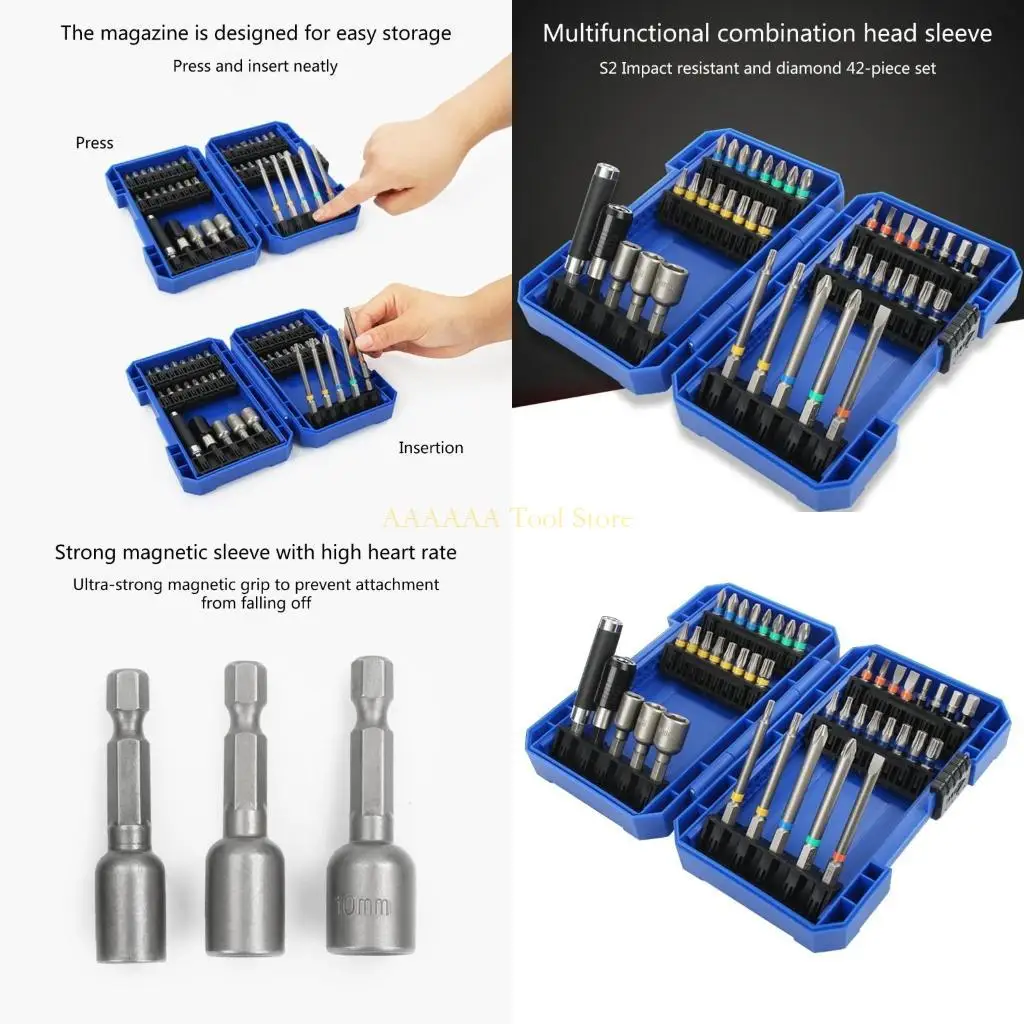 

A2BE 42Pcs Screwdriver Bit Screwdriver Bits Camera Maintenance Tool