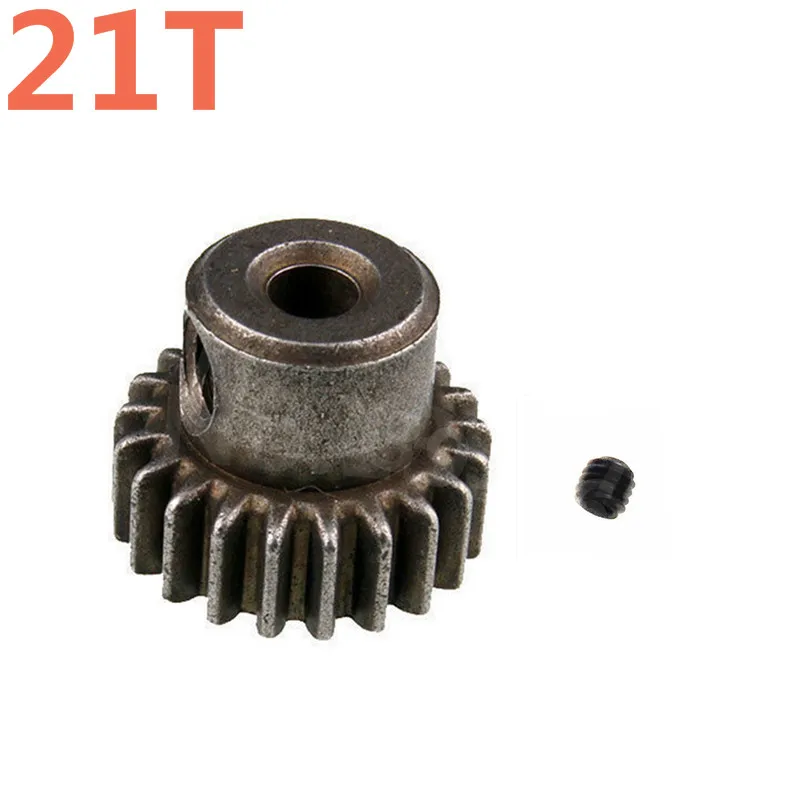 11181 Metal Motor Gear 21T Pinion HSP 1/10 Parts For EP RC Monster Truck Hobby Baja Amax 94111 BRONTOSAURUS