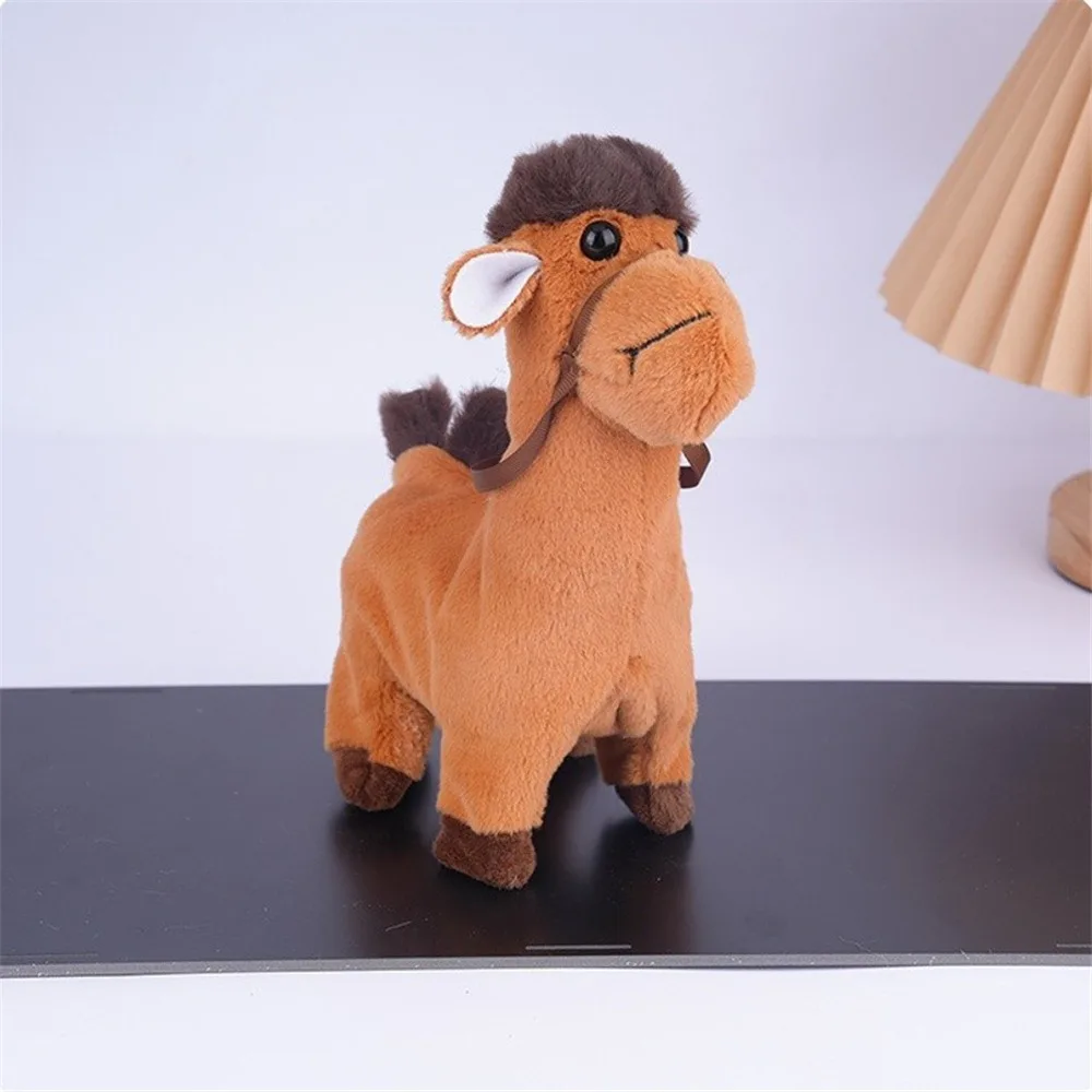 Lifelike Animal Camel Electronic Pet Forward Movement Walk Feature Cartoon Simulation Sing Feature Sound Function Animal