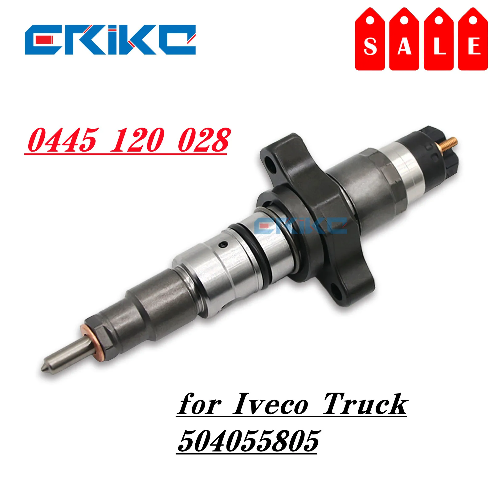 

ERIKC 0445120028 Diesel Injector Nozzle 0 445 120 028 Diesel Auto Vehicle Parts 0445 120 028 504055805 for Bosch Iveco Truck Bus