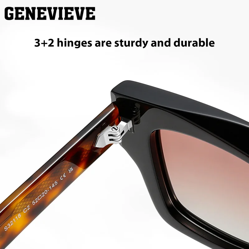 Genevieve Mode einfache personal isierte Design UV-Schutz Sonnenbrille anpassbare verschreibung pflicht ige polarisierte Sonnenbrille s32118