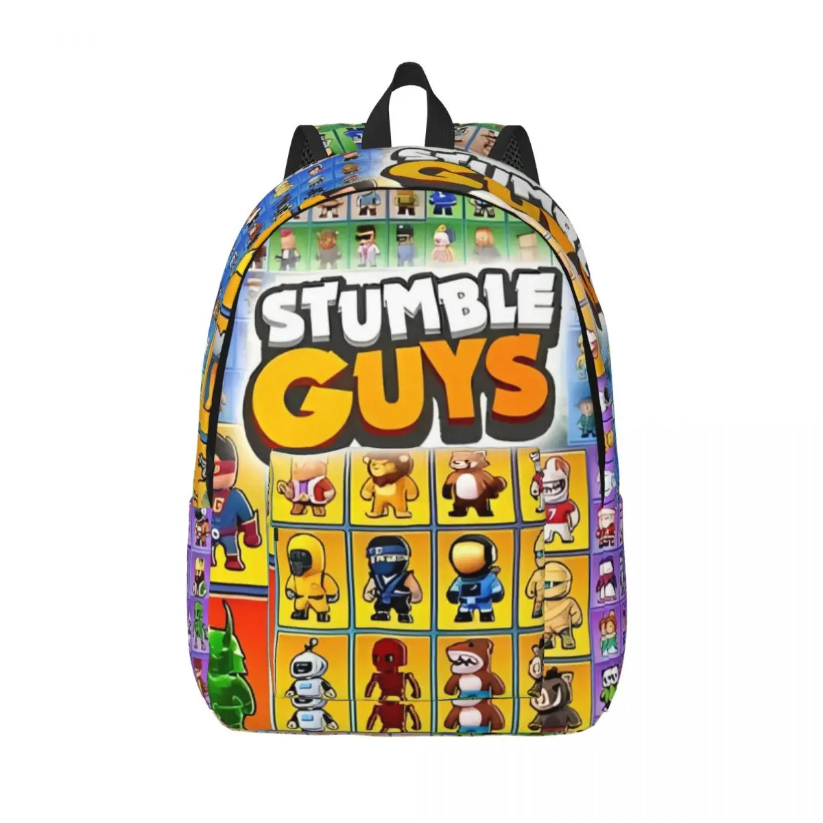 Stumbles Funny Game Cartoon Guys Fashion Backpack Durable Student Work Back to School Gift Daypack Men Women Laptop Canvas Bags