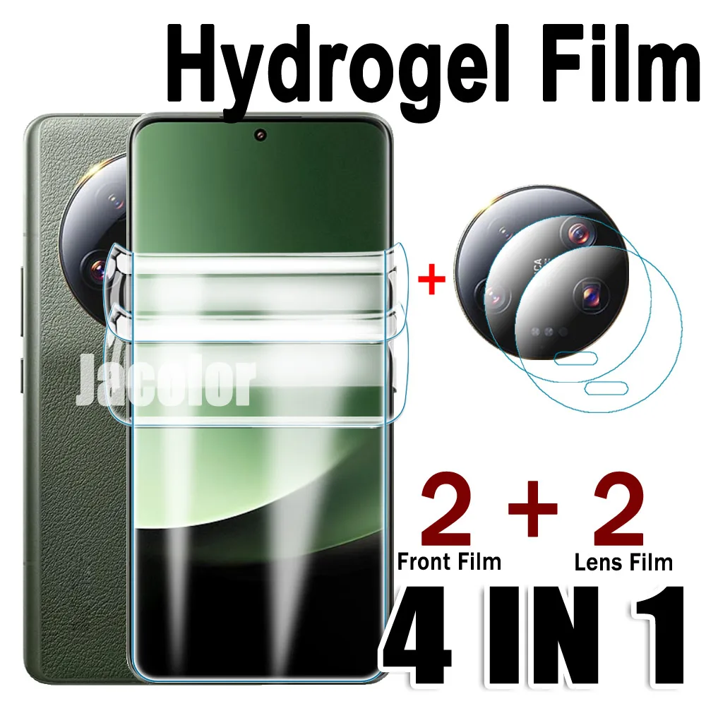 4IN1 Hydrogel Film For Xiaomi 13 Ultra 13T 12 12T Pro Lite 13Lite 13Pro 13TPro 12Pro TPro Protection Water Gel Screen Protector