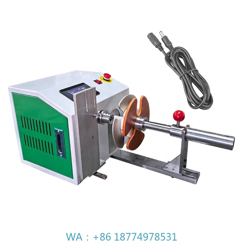 

Equipment with Twisted Headphone Wire Winder EW-2085 Semi-Automatic Coil Wire Winding Machine Flexible Cable Manufacturing