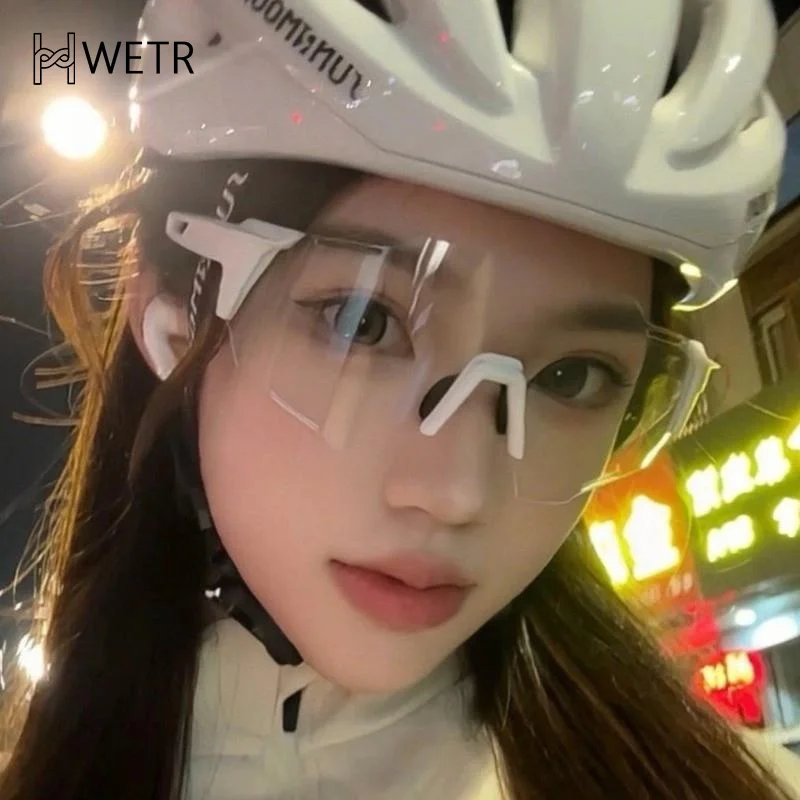 Photochromic & Anti-Fog Sports Sunglasses For Cycling Windproof UV Protection For Men Women