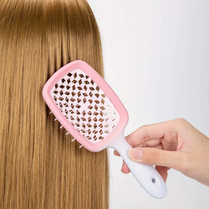 WANMEI 2pcs Scalp Massage Comb Hollow Out Comb Shampoo Massage Brush For Bath Hair Washing Spray Bottle Salon Hairdressing Tools - view 4