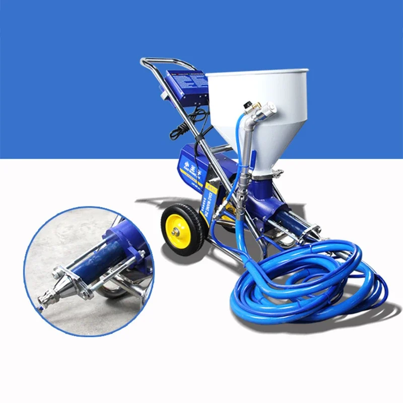 High Pressurea Paint Spraying Machine Industrial Putty Cement Grouting Spraying Machine Multifunctional 220V 1800W