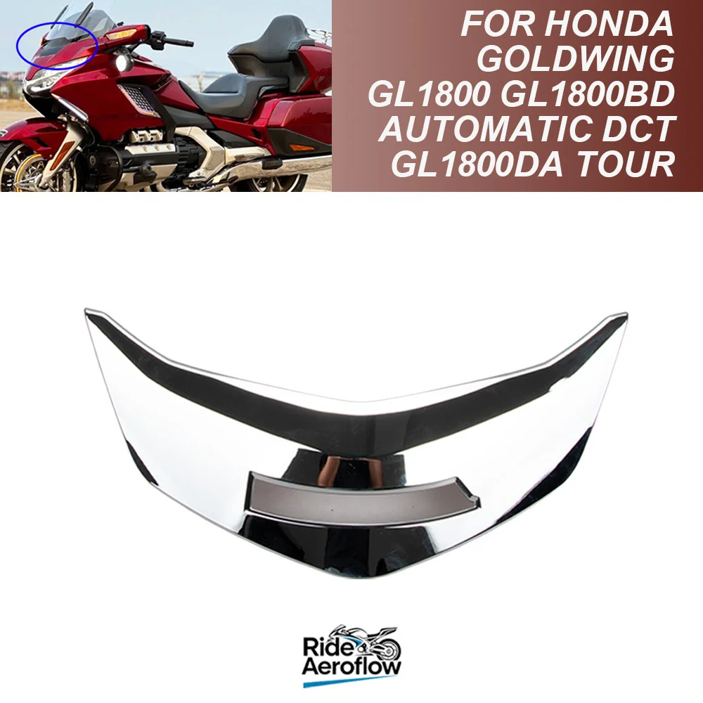 

Chrome Front Upper Cowl Fairing Head Cover For Honda Gold Wing GL1800 F6B 2018 2019 2020 2021 2022 2023 Motorcycles Accessories