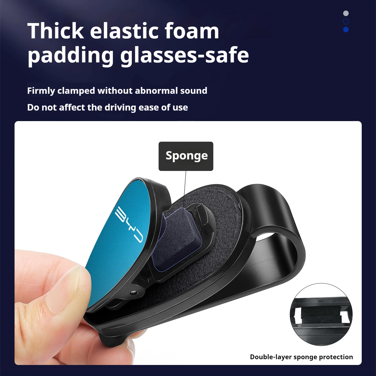 BYD Sun Visor Glasses & ID Card Holder Clip - Image 6