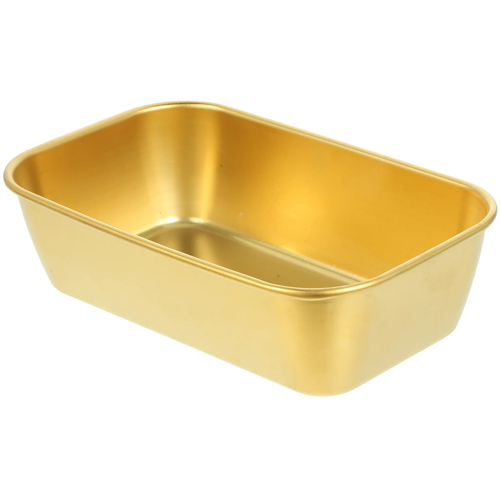 

Rectangular Baking Dish Stainless Steel Bowl Home Snack Containers Commercial Square Bread Tools Salad Mixing Metal Cake Pan