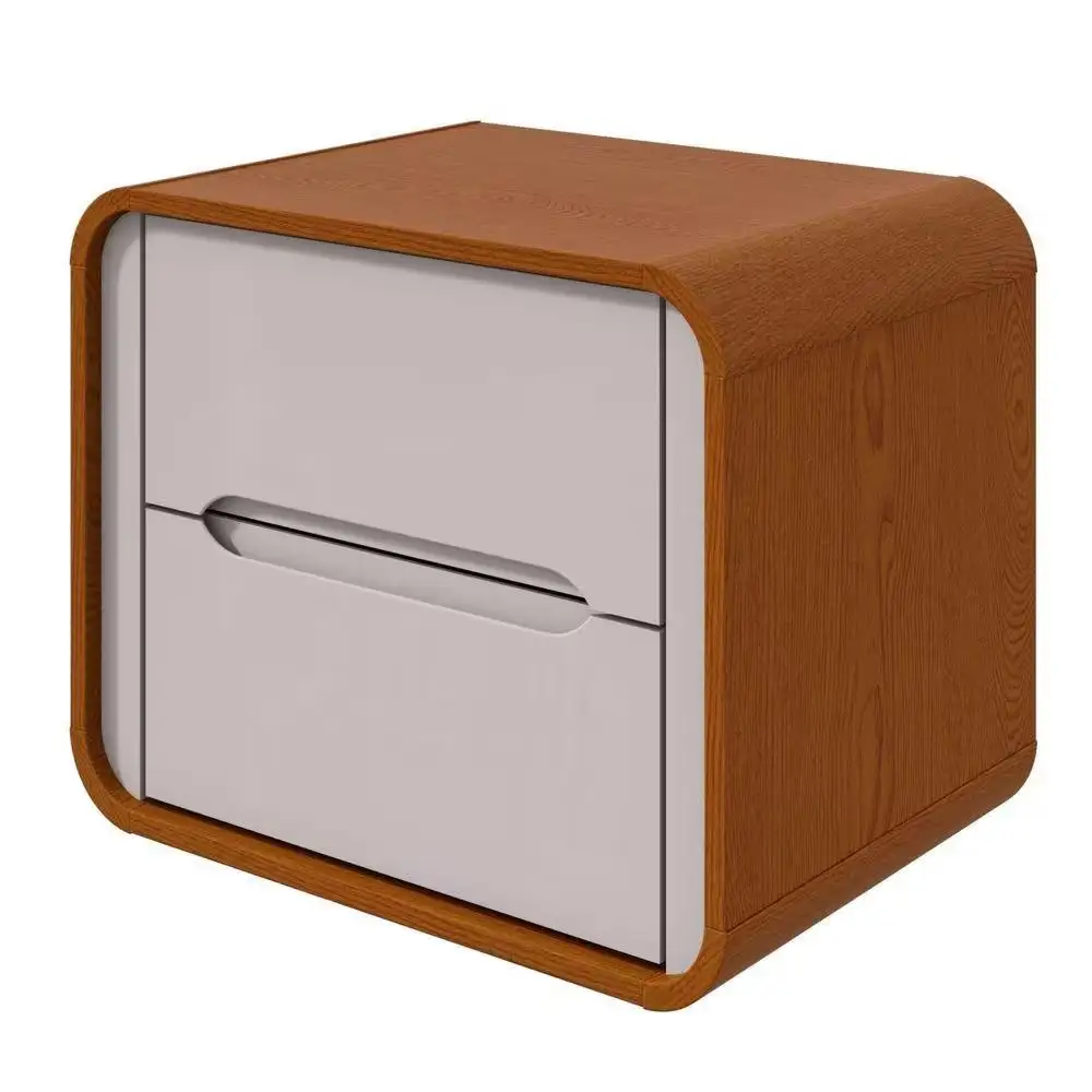 Lopas Loop Bedside Table 2 Drawers