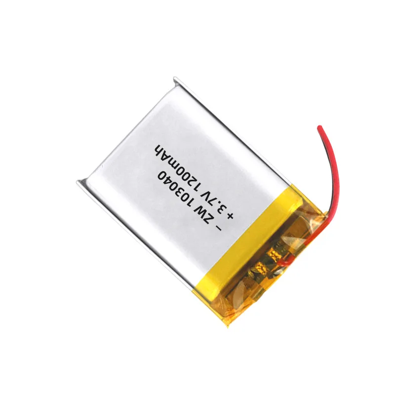 103040 1200mAh 3.7V Lithium Rechargeable Battery for GPS Navigator Bluetooth Headset PS4 DIY Tools Compatible with 103040