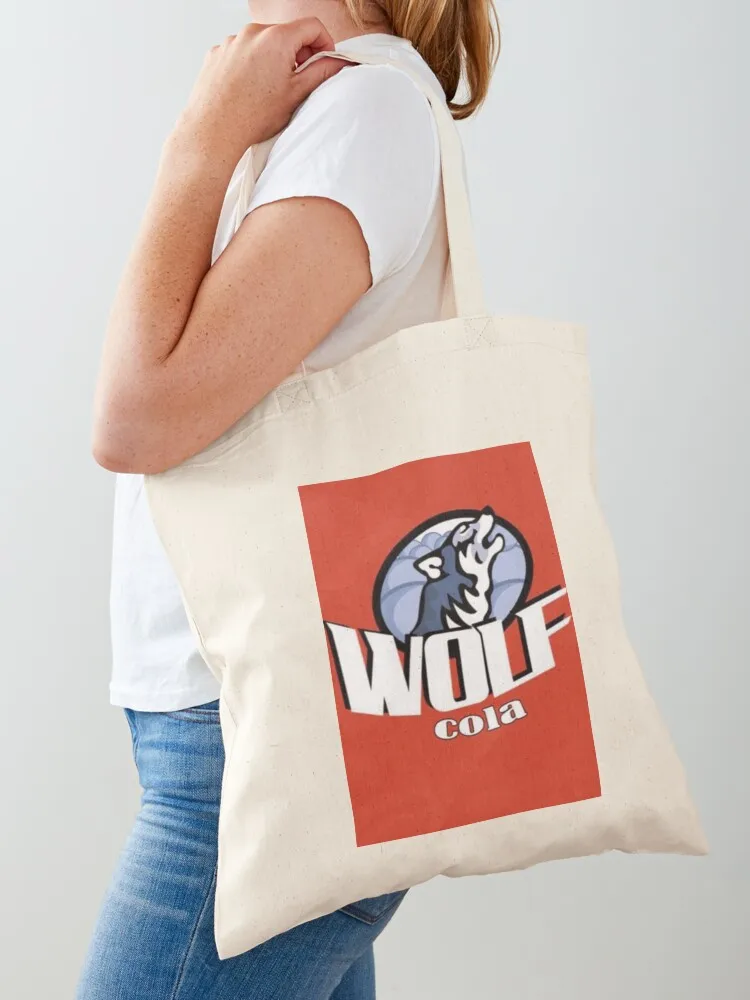 

Wolf Cola Logo Tote Bag Canvas stote bag Big bag women Women's shopper Canvas