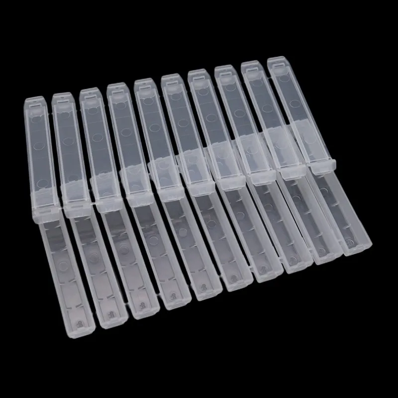 Easy Nail 10 Slots Seperate Storage Box For Nail Drill Bit Files Holder Container Case Display Organizer Acrylic Manicure Tool