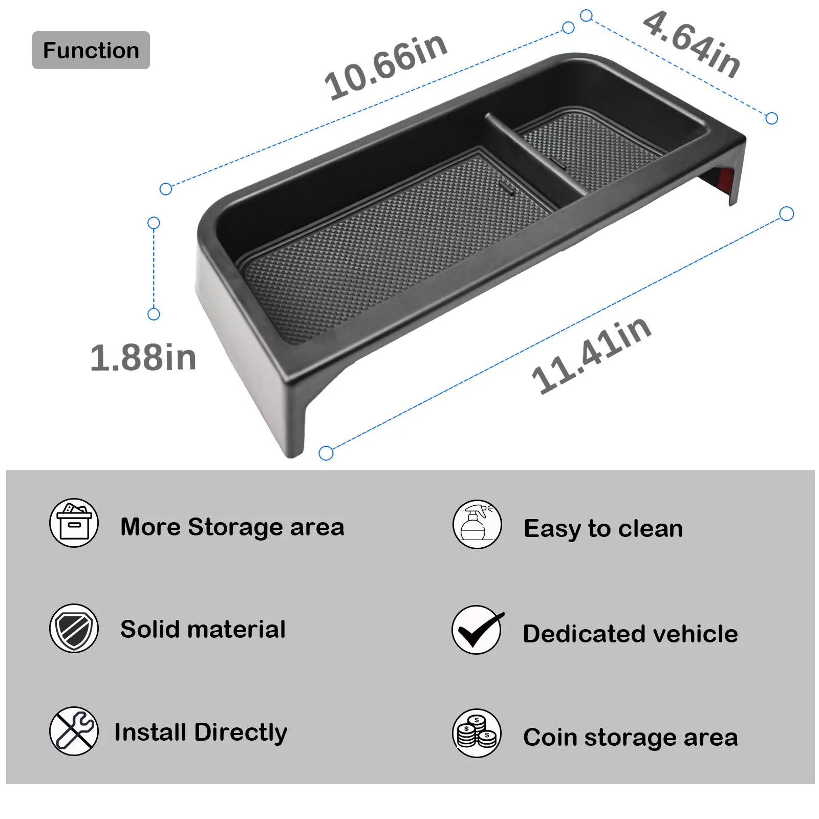 Sixthsmoy For 2022 2023 2024 2025 Nissan Pathfinder SL/Rock Creek/Platinum Center Console Dashboard Organizer Tray Accessories view 6