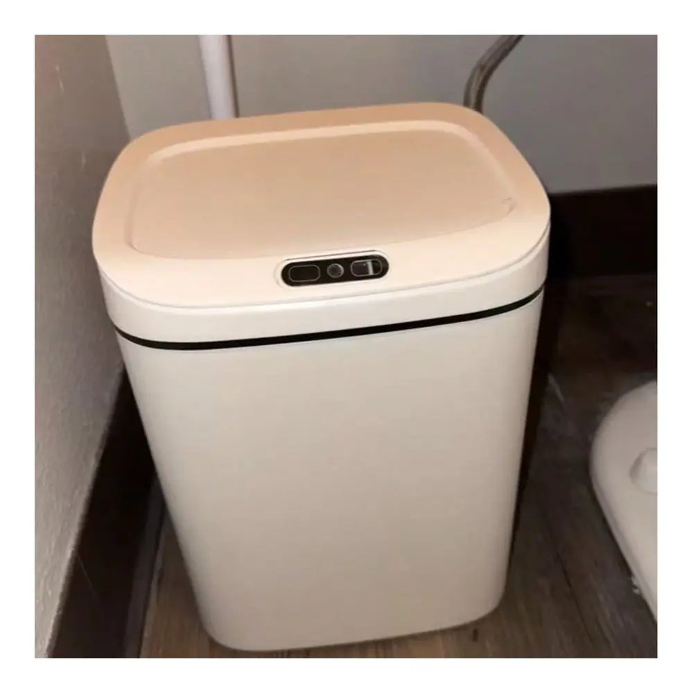 

Smart BatteryPowered Trash Can With Motion Sensor Quiet Close, Large Capacity For Home, Bedroom, Office Polished Finish, Indoor