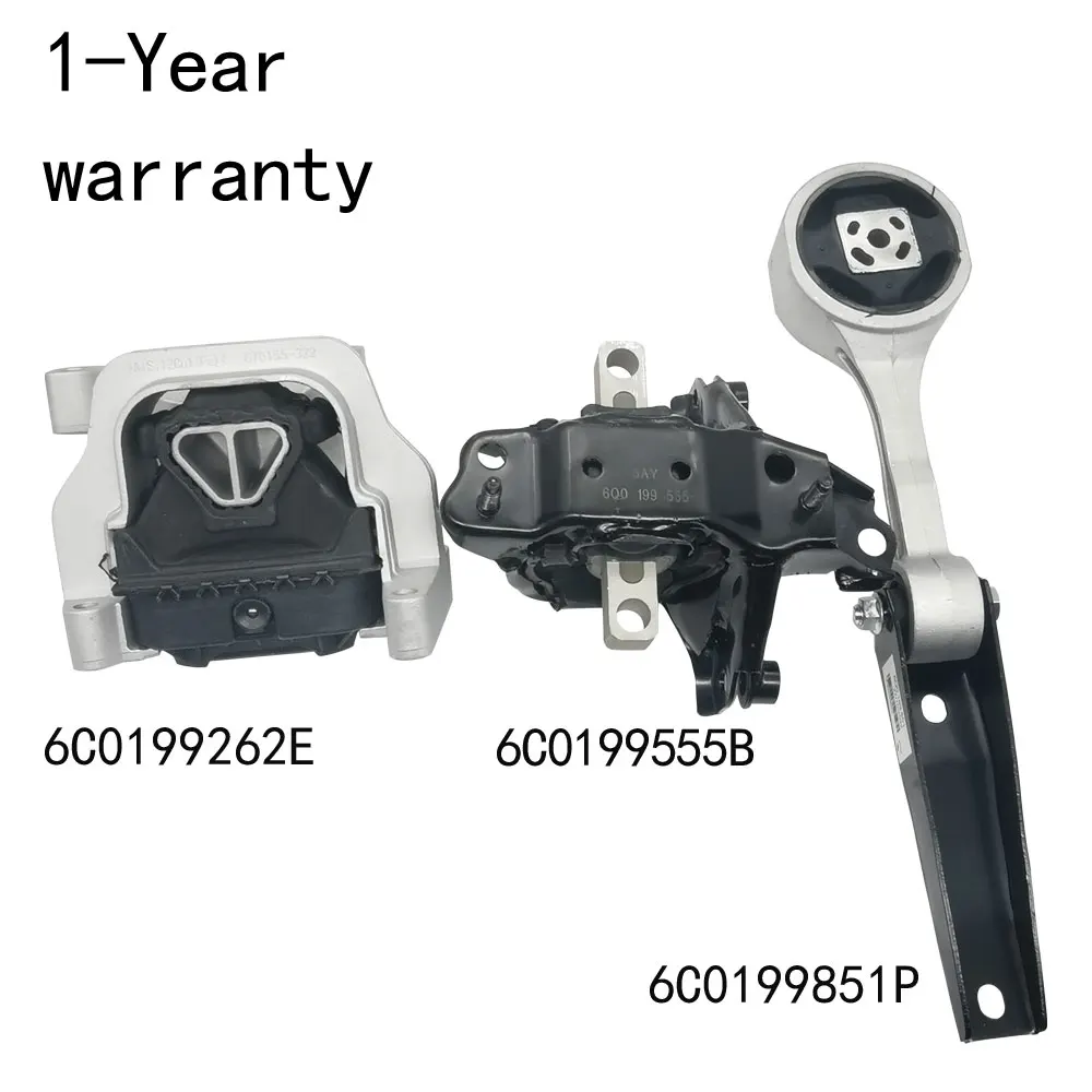 A set Engine support For Skoda Fabia Audi A1 VW Polo Seat Ibiza Toledo 6C0199262E 6C0199555B 6C0199851P