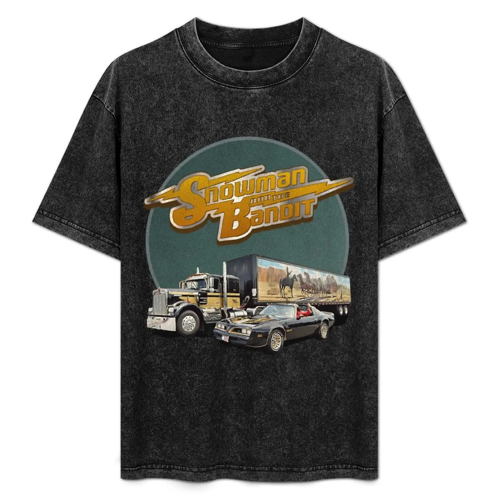 

Smokey And The Bandit - Snowman and the Bandit T-Shirt Summer Print Short Sleeve Tee