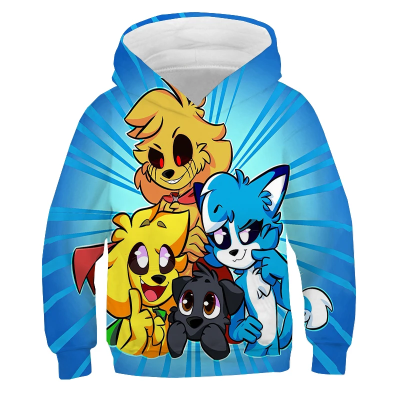 

Mikecrack Hoodies Kids 3D Print Funny Cartoon Sweatshirt Compadretes Boys Tops Autumn Children Clothes Girls Pullovers