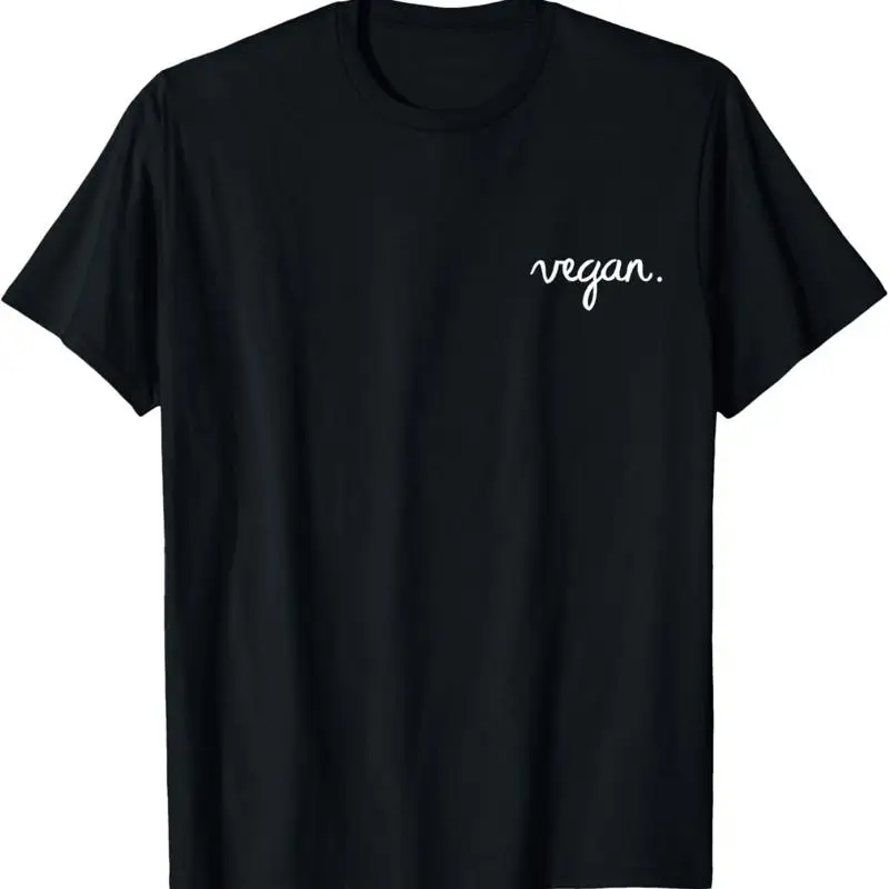 VEGAN writing statement present simple eco men women kids T Shirt