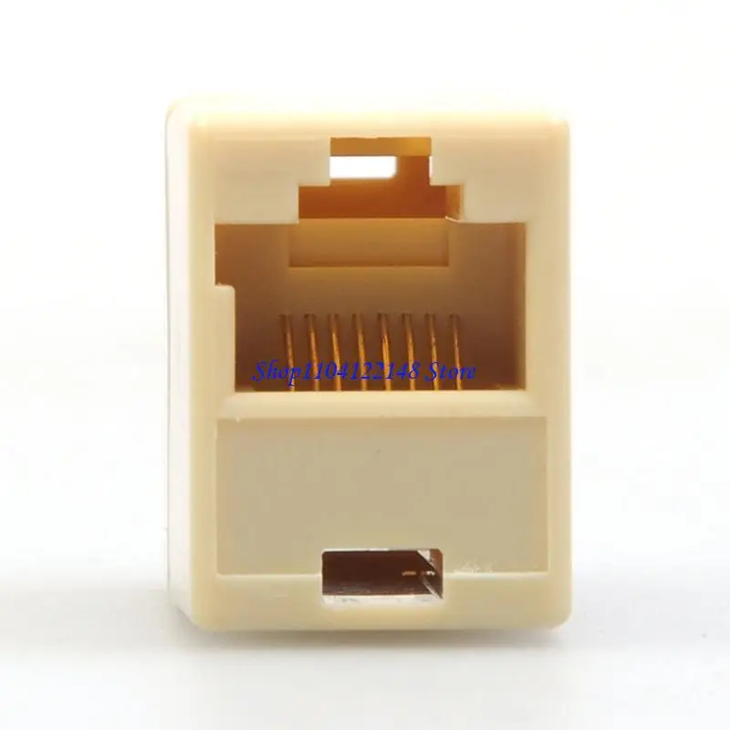 P9FA 10Pcs Networking Ethernet Double Straight Head LAN Cable Joiner Coupler RJ45 Cat5/6 Extender Plug Networking Cable
