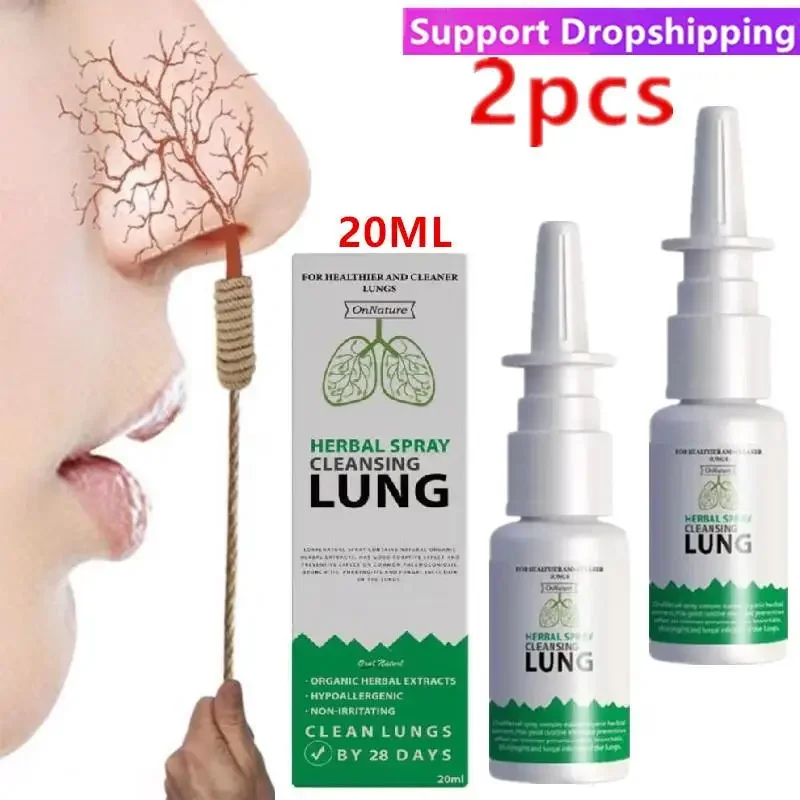 2pcs Lung Cleanser Nasal Neti Pot Nasal Spray Bottle Avoid Nose Allergic Rhinitis Sinus Rince Treatment Therapy Health Care