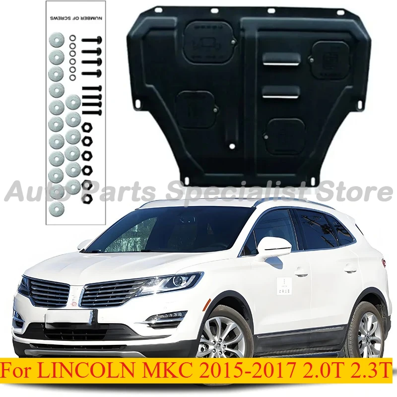 

High Quality Black Under Engine Guard Splash Shield Mud Fender For LINCOLN MKC 2015-2017 2.0T 2.3T