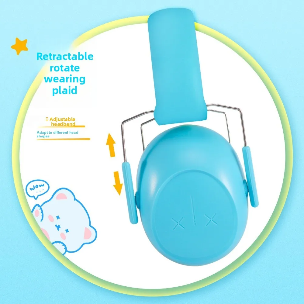 

Foldable Children's Soundproof Earmuffs Ear Protection Adjustable Noise Cancelling Headphones Noise Prevention Noise Reduction