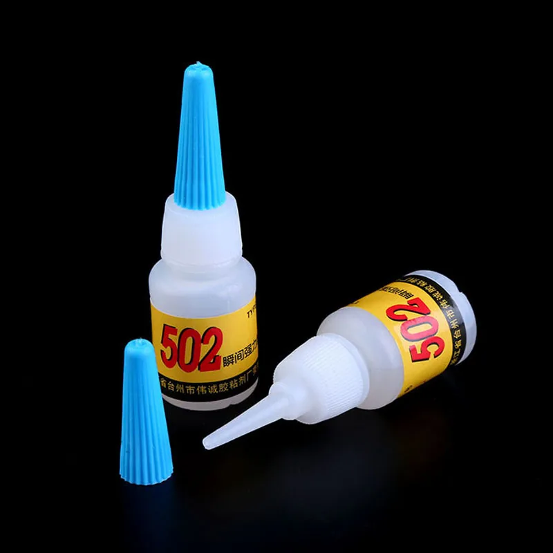 2Pcs 502 Strong Glue Handmade DIY Plastic Metal Shoe Repair Universal Strong Transparent 3 Seconds Quick-drying Glue